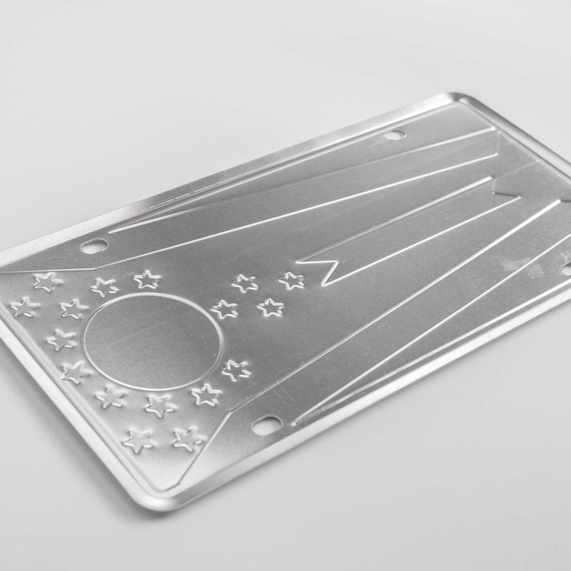 Pickwicks Ohio State Flag License Plate – Embossed Aluminum – Buckeye State Pride – Decorative Car Tag – 6”x12” Novelty Metal Sign (Ohio) - Image 3